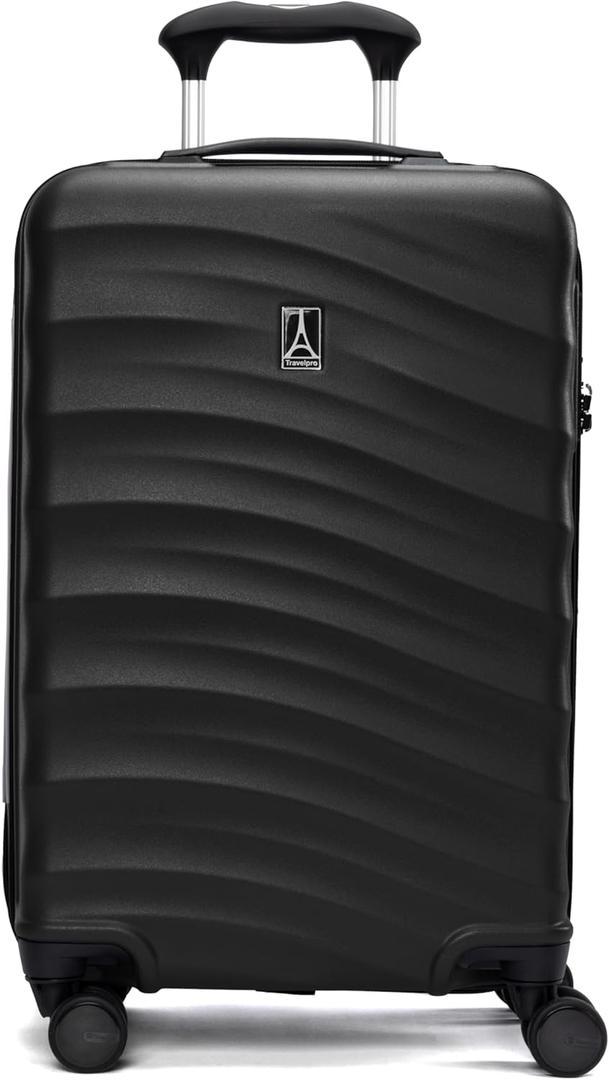 Travelpro Maxlite Air V2 Hardside Expandable Carry on Luggage, 8 Spinner Wheels, Lightweight Hard Shell Suitcase, TSA lock, Black, Carry On 21-Inch
