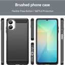 Case for Galaxy A06 5G Case, for Samsung A 06 (5G) SM-A066M, Slim Thin Phone Cover TPU Soft Back Cases Anti-Scratch Shockproof Protective Cover for Samsung Galaxy A06 5G Black