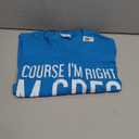 of Course I'm Right I'm GREG Shirt Funny Gift Idea T-Shirt, Sapharire Blue, 2 XL