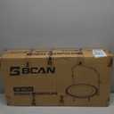 BCAN BT2 450/550LBS Mini Rebounder Trampoline for Adults with Bar, Fitness Trampoline with Bungees, Adjustable Handle, Stable & Quiet, Indoor Outdoor, Whole-Body Workout & Relaxation at Home-40IN/48IN