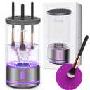 Electric Makeup Brush Cleaner machine, 2 in 1 Makeup Brush Cleanser & Washer Combined, Automatic Spinning Makeup Brush Cleaner For All Size Beauty Brush and Sponges