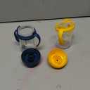 Dr. Brown's Milestones Baby's First Straw Cup, Training Cup with Weighted Straw, 9oz/270mL, Dark Blue/Vintage Yellow, BPA Free, 6m+, 2 Pack