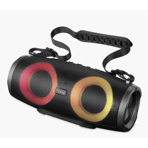 Bluetooth Speaker Boombox with FM Radio and Color Changing Lights 