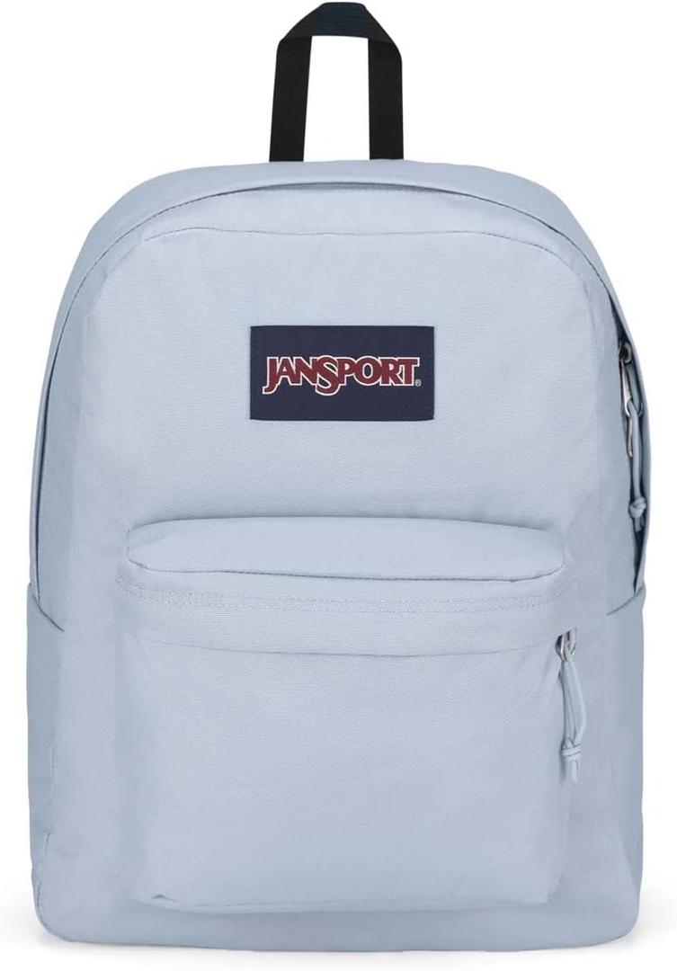 JanSport SuperBreak One Backpacks - Durable, Lightweight Bag with 1 Main Compartment, Front Utility Pocket with Built-in Organizer - Premium Backpack - Blue Dusk, One Size