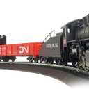 Bachmann Trains - Pacific Flyer Ready To Run Electric Train Set - HO Scale