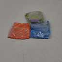 Crowye Halloween Cosplay Costume Set Purple Headband Orange Green Square Scarf Fake Blue Collar for Party Dress up