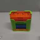 7 Piece Set Pill Organizer 6 Times a Day, Weekly Pill Case, Pill Organizer with Labels, Travel Pill Dispenser 7 Day with 42 Copartments for Medication/Vitamin/Fish Oil/Supplements - Rainbow Colors