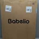 Babelio Baby Gate for Doorways and Stairs, 26-31" Pet Gate with Wide Walk Thru Door and Lock Indicator, No Drill Pressure Mounted Safety Gate with Double Lock and Self-Closing, Black