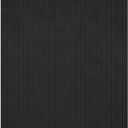 Ottomanson Heavy Duty Rubber Floor Mat  Non-Slip, Waterproof, Easy to Clean  Utility Rug for Entryway, Kitchen, Garage, or Patio  Stain Resistant, Hose Washable  20" x 39", Black