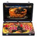 RegiisJoy 36800 in 1 Metal Box Arcade Game Console, 22-inch HD IPS Screen Portable 3D WiFi Pandoras Box W88 pro Retro Folding Gaming Console, Search/Hide/Save/Load/Pause/Add Game