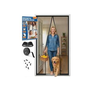 Premium Magnetic Screen Door, Heavy-Duty Reinforced Mesh, Ultra-Dense Weave, Smooth Auto-Close, Pets & Kids – Hands-Free, No-Gap Seal