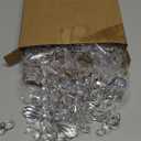 80pcs Christmas Tree Decoration Crystal Ornaments - Acrylic Christmas Snowflake Ornaments Icicle Drop Crystal Hanging Ornaments for Xmas Tree Winter Wonderland Holiday Frozen Party Decor