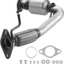 VEVOR Catalytic Converter, Compatible with Chevrolet Equinox/GMC Terrain/Chevy Captiva Sport, 2.4L L4, Front, Replacement OE 16581 16796, Stainless Steel High Flow, for Exhaust Gas Purification