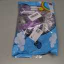 WATINC Ribbons Awareness Accessories Kits - 144PCS Purple Ribbon Week Awareness Set 36 Silicone Bracelets 36 Rubber Keychains 36 Button Pins 36 Pens Gifts for Charity Events Party (Purple Ribbon Week)