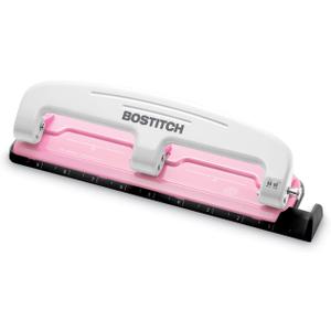 PaperPro inCOURAGE 12 Reduced Effort 3-Hole Punch, 12 Sheets, Pink (2188) (12 Sheet Pink)
