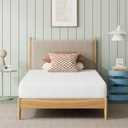 Novilla Twin Bed Mattress, 8 Inch Twin Size Mattress with Gel Memory Foam for Cooling Night Sleep, Pressure Relief & Comfort Sleep, CertiPUR-US Certified, White