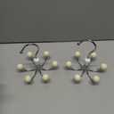 TOPIA HANGER Hoodie Hangers 2-Pack with 6 Wood Balls, 360Swivel Purse Hanger, Scarf Hanger, Closet Hooks, Handbag Organizer, Bra Hanger, Accessory Organizers for Scarf, Tanktop, Hat, Hoodie CT43W (White)