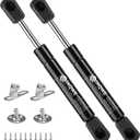 IAQWE 7.5 Inch Gas Struts 30Lb/133N Spring Shocks Lift Support for Lightweight Rv Cabinet Door Storage Toolbox Toy Box Sentry Safe Lid 2PCS