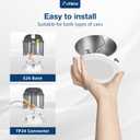 Amico Recessed Lighting 4 Inch, 12 Pack 5CCT Flat LED Can Lights, 2700K/3000K/4000K/5000K/6000K Selectable, 7W=60W, 700LM Brightness, Retrofit Installation - ETL & FCC, White