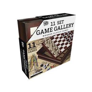 11 Game Wooden Family Game Set