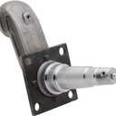 QJZ SP504 - Trailer Spindle for 3500 lbs Axle - #84 E-Z Lube Weld-On - Drop Style (4 in) with Brake Flange Compatible with Bearings Kit: L44649/10 & L68149/11