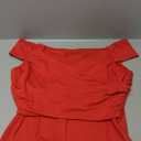 SheIn Women's Clothes Off-the-Shoulder Top Ruched Detail at the Side Red L