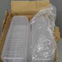 Skroam 8PCS Cereal Containers Storage [4L/135.2 oz], Airtight Food Storage Containers with Pour Spout for Kitchen & Pantry Organization Storage, Plastic Cereal Dispensers, Measuring Cup & 20 Labels