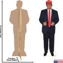 Cardboard People Donald Trump Life Size Cardboard Cutout Standup, 74" x 27"