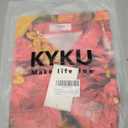 KYKU Hawaiian Shirt for Men: Tropical Summer Beach Short Sleeve Button Down Shirt with Pocket (Pink, XL)