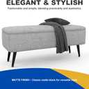 12 inch Furniture Legs Heavy Duty, Metal Legs for Furniture Set of 4, Mid Century Modern Short Cabinet Dresser Feet Replacement for Chair Stool Futon Cube Storage Ottoman, Satin Black