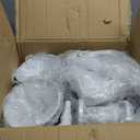 Set of 12 Pieces White Cake Stand and Pastry Trays Metal Cupcake Holder Fruits Dessert Display Plate for Baby Shower Wedding Birthday Party Celebration