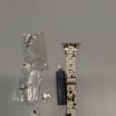 Solace Bands Slim Matte Resin Watch Band - Universal Fit for Apple Watch Bands for Women and Men, iWatch Bands for 38mm 40mm 41mm 42mm 44mm 45mm 49mm Ultra, SE and Series 11 10 9 8 7 6 5 4 3 2 1 (Nougat/Gold Hardware)