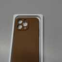 Miracase Designed for iPhone 14 Pro Max Phone Case with Screen Protector,[Upgraded Enhanced Camera Protection],Shockproof Liquid Silicone Case with Microfiber Lining,6.7 inch, Chocolate