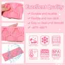 3 x 4-Cavity Reusable Christmas Tree Candy Silicone Mold, Exquisite Christmas Cake Decoration Fondant Molds, for Christmas Party Dessert Ornaments, Cookies, Chocolate Dough, Clay Resin Plaster