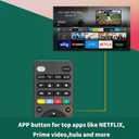 Universal TV Remote Control for Samsung,Hisense, LG,TCL,Philips,Sony,Insignia,Toshiba,Vizio Smart TVs and More Brand,(Compatible with Streaming Players,DVD/Blu-ray Players and Sound Bar Audio)