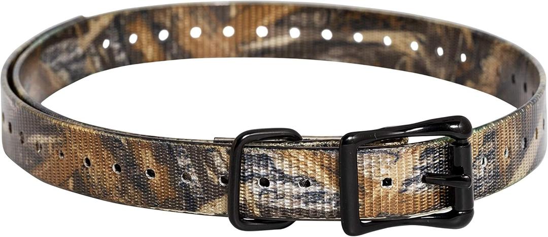 SportDOG Brand 3/4 Inch Collar Straps - Waterproof and Rustproof - Tighlty Spaced Holes for Proper Fit - Camo (Medium (Pack of 1)