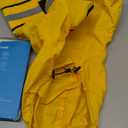 Hooded Dog Rain Coats - Reflective Adjustable Pet Rain Coat, Lightweight Dog Waterproof Raincoat Slicker Poncho with Leash Hole for Large Dogs (Yellow, X-Large)