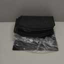 Large Size Desk File Organizer, Metal Mesh Vertical Desktop File Holder, 5-Section File Organizer for Desk Home Office Black