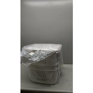 Laundry Basket Bathroom Multi-layer Clothes Storage Basket Household, Simple Kitchen Shelf Fruit Stand (3 Layers)