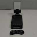 Cell Phone Stand with Wireless Bluetooth Speaker and Anti-Slip Base HD Surround Sound Perfect for Home and Outdoors with Bluetooth Speaker for Desk Compatible with iPhone/ipad/Samsung Galaxy (Black)