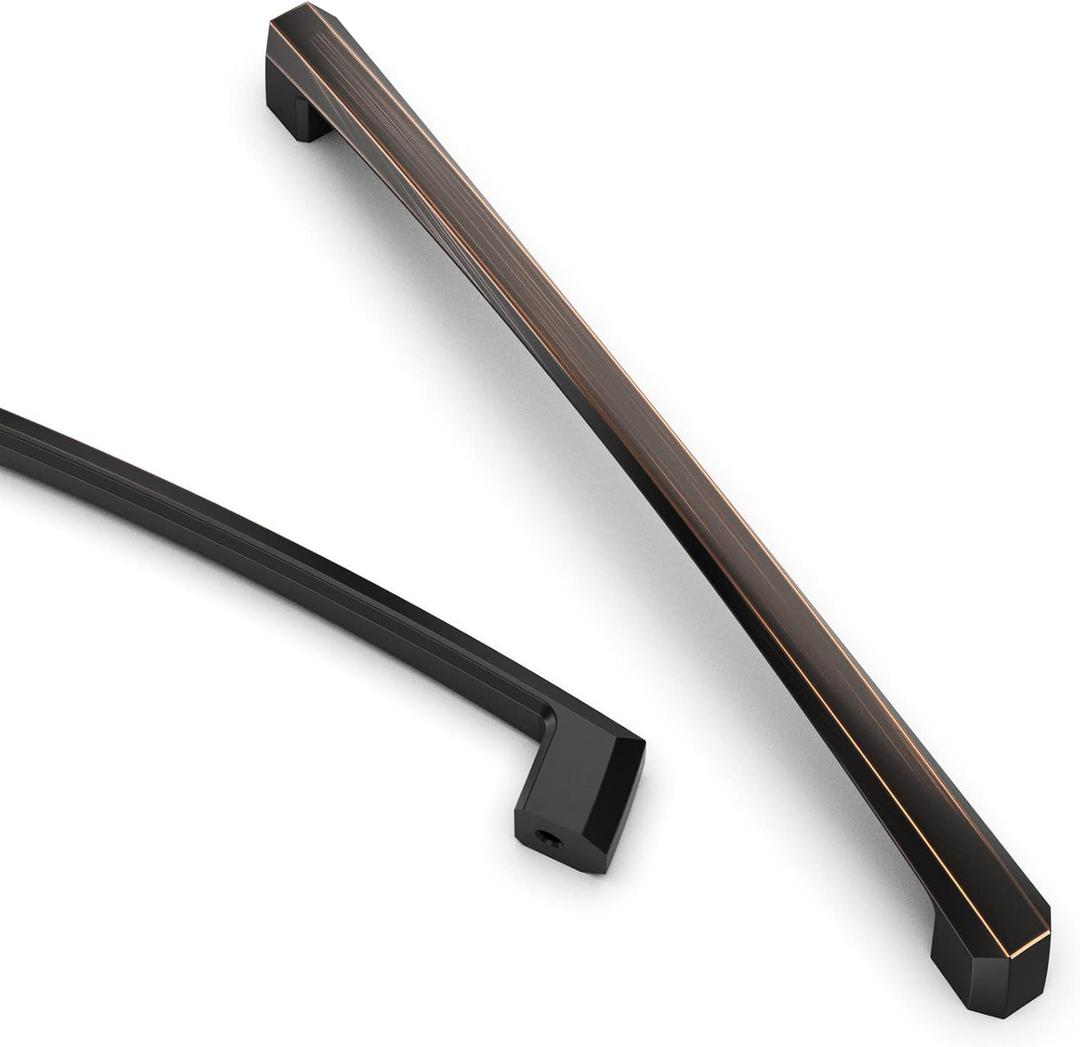 Asidrama 10 Pack 9 Inch(228mm) Oil Rubbed Bronze Kitchen Cabinet Handles, Cabinet Pulls Kitchen Cabinet Hardware for Cupboard Drawer Handles Dresser Pulls