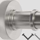 Brushed Nickel Tension Shower Curtain Rod – Adjustable 18-102 Inches, Fits 20-101 Inch Spaces, No Drill Rust Resistant Spring Rod for Bathroom, Kitchen, Bedroom, Balcony