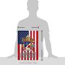 American Garden Flag Memorabilia Decor Religious Yard Sign Picture Print Habemus Papam Decorations American Papal Poster Vatican Canvas Roman Tapestry Catholic Gifts Made in USA