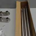 Double Shower Curtain Rod 28 to 75 Inches Elegant Double Shower Rod Adjustable Wall Mounted Double Shower Curtain Pole for Bathroom (Silver, 28 to 75")