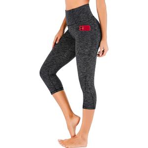 Heathyoga Capri Leggings for Women High Waisted Capri Leggings with Pockets for Women Tummy Control Yoga Pants Women, L