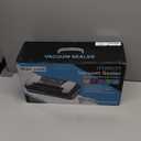 95kpa Vacuum Sealer Machine, Commercial Full Automatic Food Sealer, Vacuum Sealer for Food with Cutter, 10 Pre-cut Bags & Bag Rolls and Accessory Hose, Fully Starter Kits, Black Silver