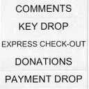 Mail Boss Locking Steel Suggestion Box Key Drop Box, Black