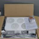 5-Light Black Bathroom Vanity Light, Modern Vanity Lighting Fixture for Bathroom, 31" Matte Light Fixture, Wall Sconces with Clear Glass Shade, Black Bathroom Wall Light Over Mirror