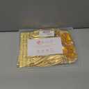 Girls Metallic Shorts Shiny Hot Pants for Dance Gymnastics Sparkly Shorts with Sunglasses (Gold, XL)