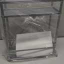 Meangood Shower Caddy, Silver Hanging Shower Caddy Organizer 10.4" x 4.5" x 22.04" Over Shower Head Big Capacity for Shampoo, Conditioner with Hooks for Razor/Sponge